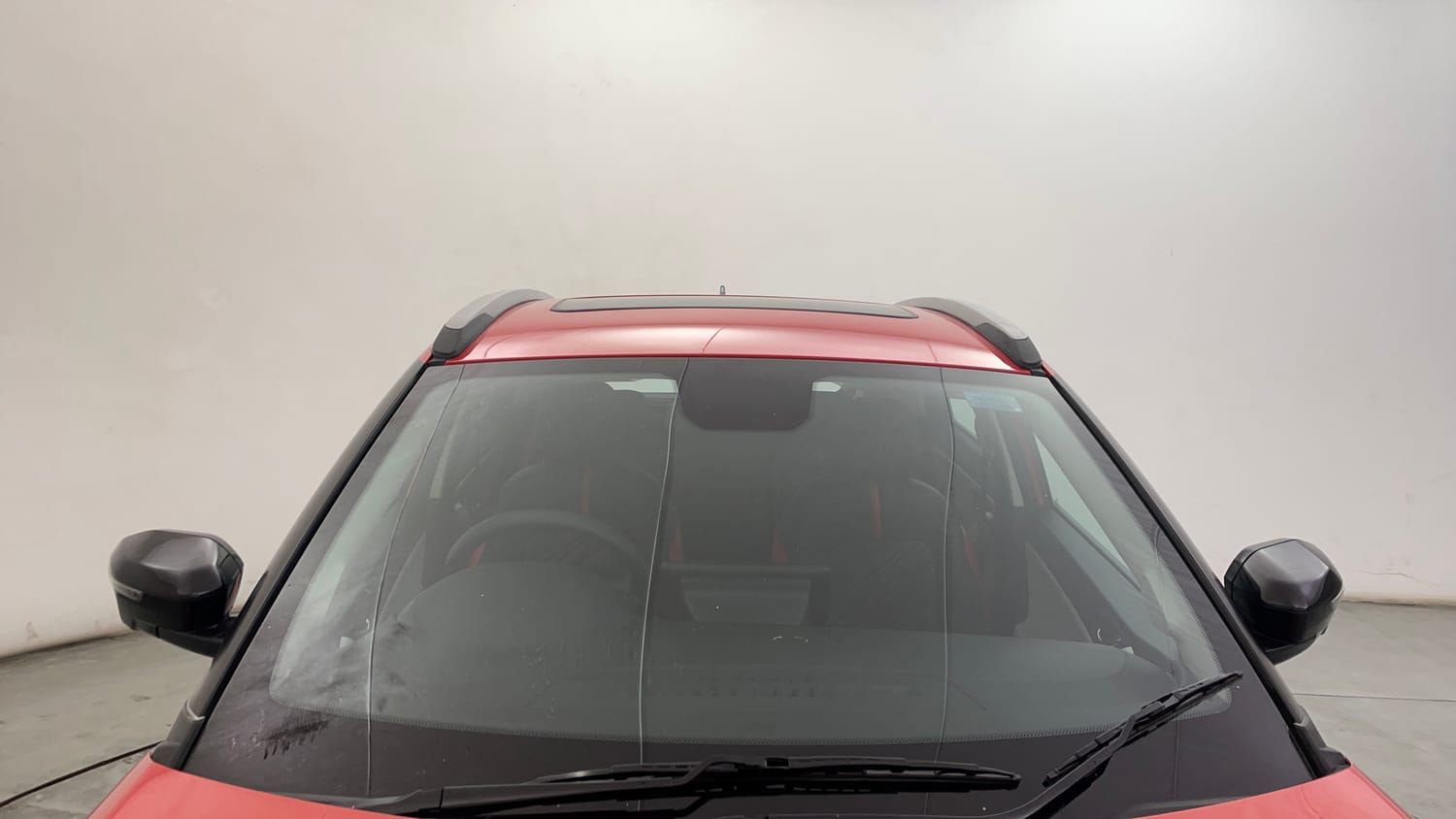Used 2024 Tata Nexon Creative Plus S 1.2 Revotron Petrol 6AMT Petrol Automatic exterior FRONT WINDSHIELD VIEW