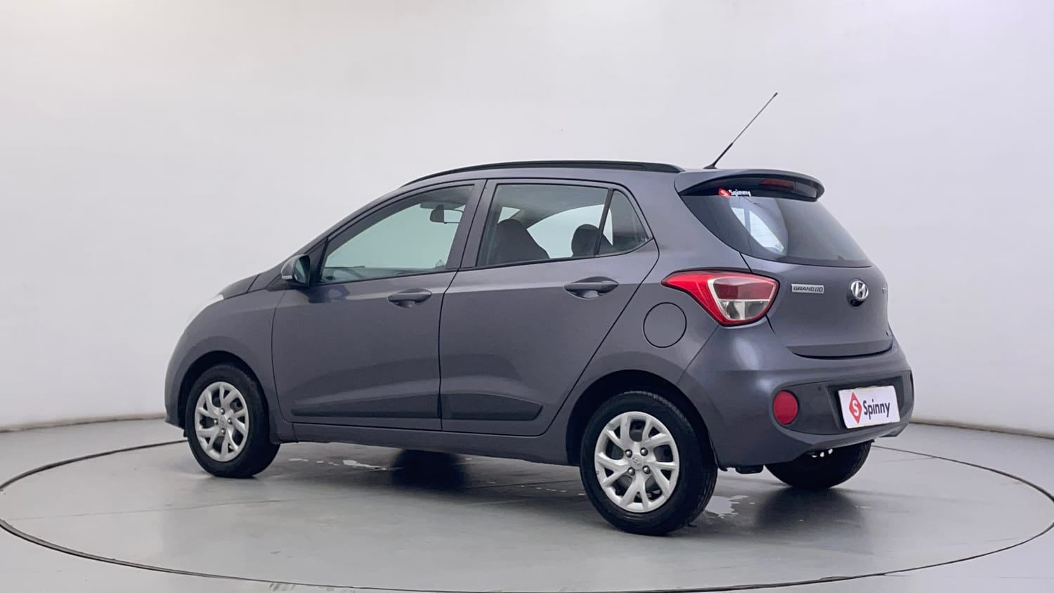 Used 2019 Hyundai Grand i10 Sportz 1.2 Kappa VTVT Petrol Manual exterior LEFT REAR CORNER VIEW