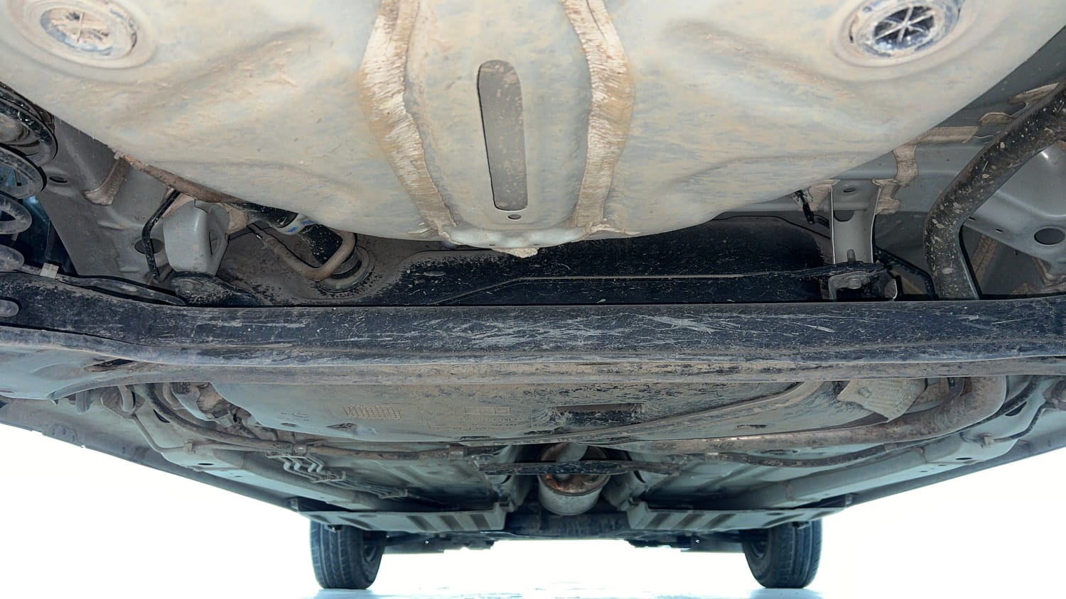 Used 2023 Maruti Suzuki Swift LXi Petrol Manual extra REAR UNDERBODY VIEW (TAKEN FROM REAR)