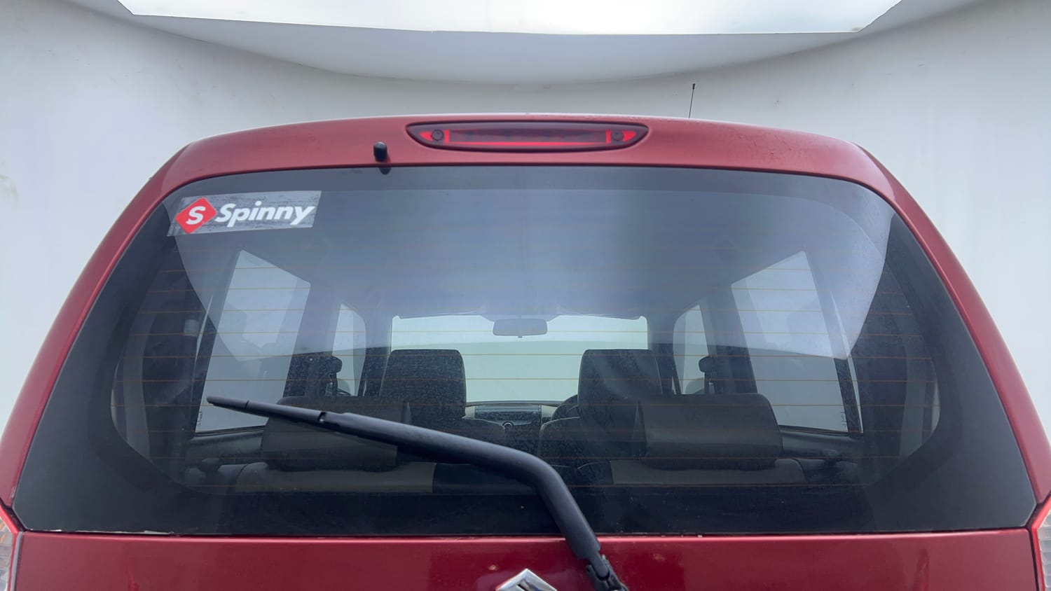 Used 2017 Maruti Suzuki Wagon R 1.0 VXI AMT Petrol Automatic exterior BACK WINDSHIELD VIEW