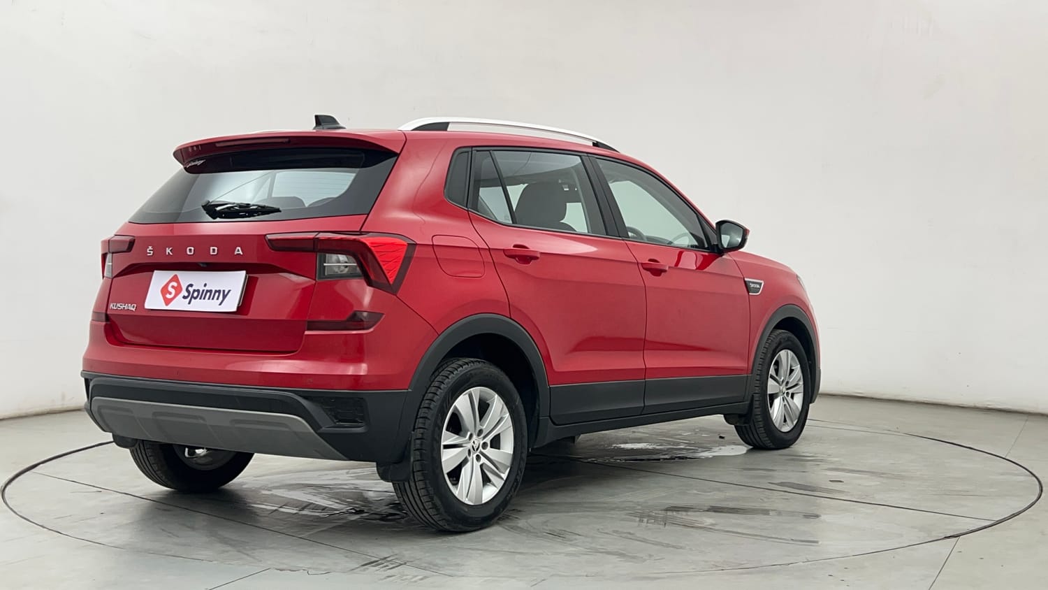 Used 2024 Skoda Kushaq Ambition 1.0L TSI MT Petrol Manual exterior RIGHT REAR CORNER VIEW