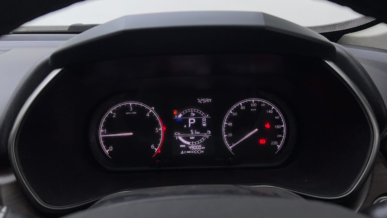 Used 2022 Tata Harrier XTA Plus Diesel Automatic interior CLUSTERMETER VIEW