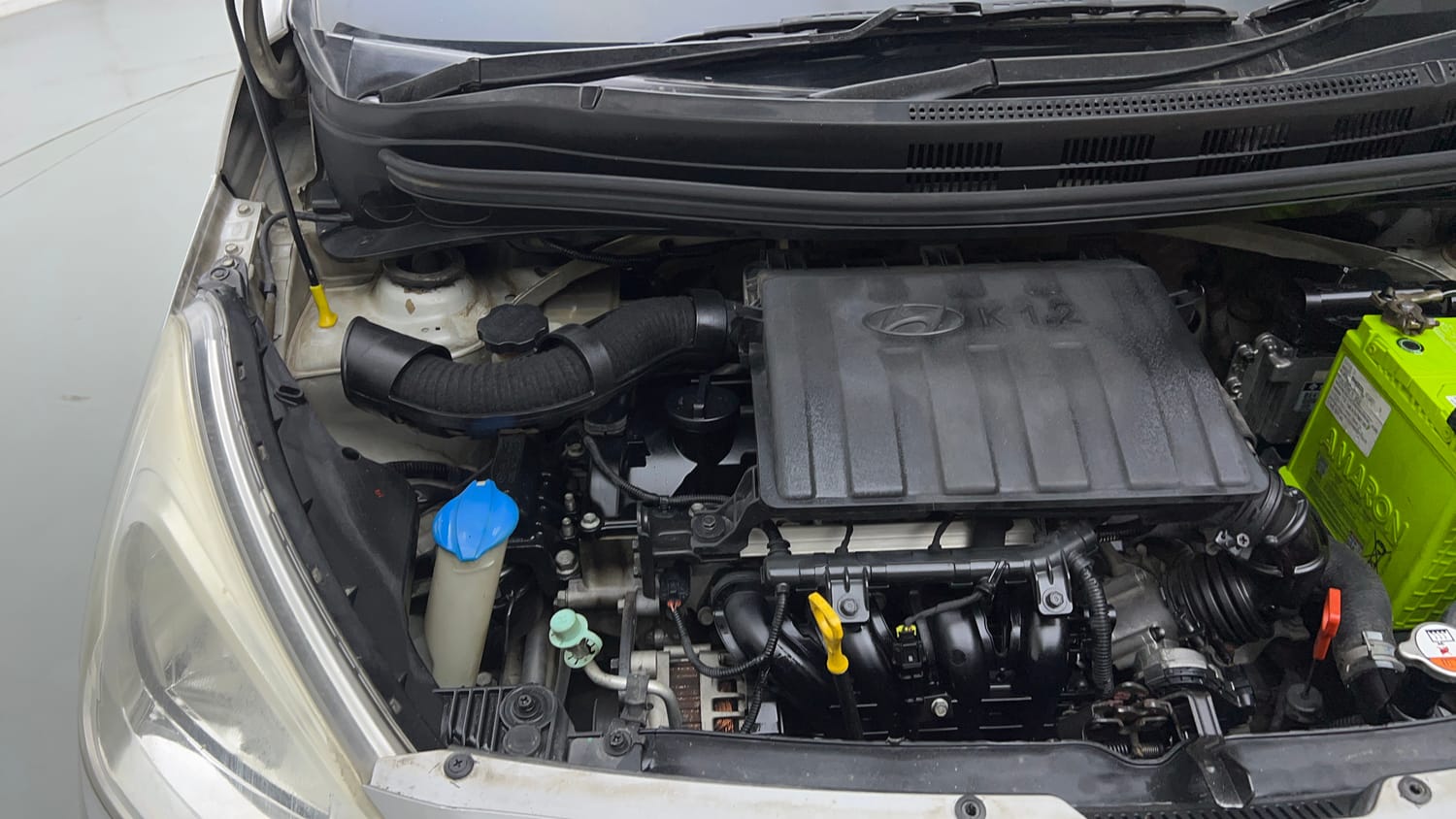 Used 2015 Hyundai Grand i10 Asta AT 1.2 Kappa VTVT Petrol Automatic engine ENGINE RIGHT SIDE VIEW
