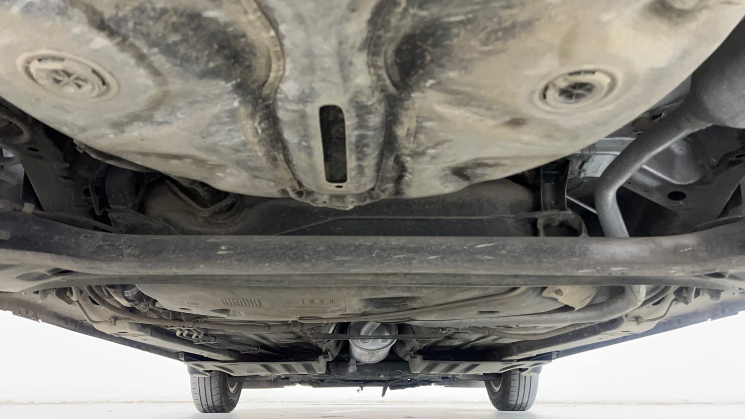 Used 2021 Maruti Suzuki Swift VXi AMT Petrol Automatic extra REAR UNDERBODY VIEW (TAKEN FROM REAR)