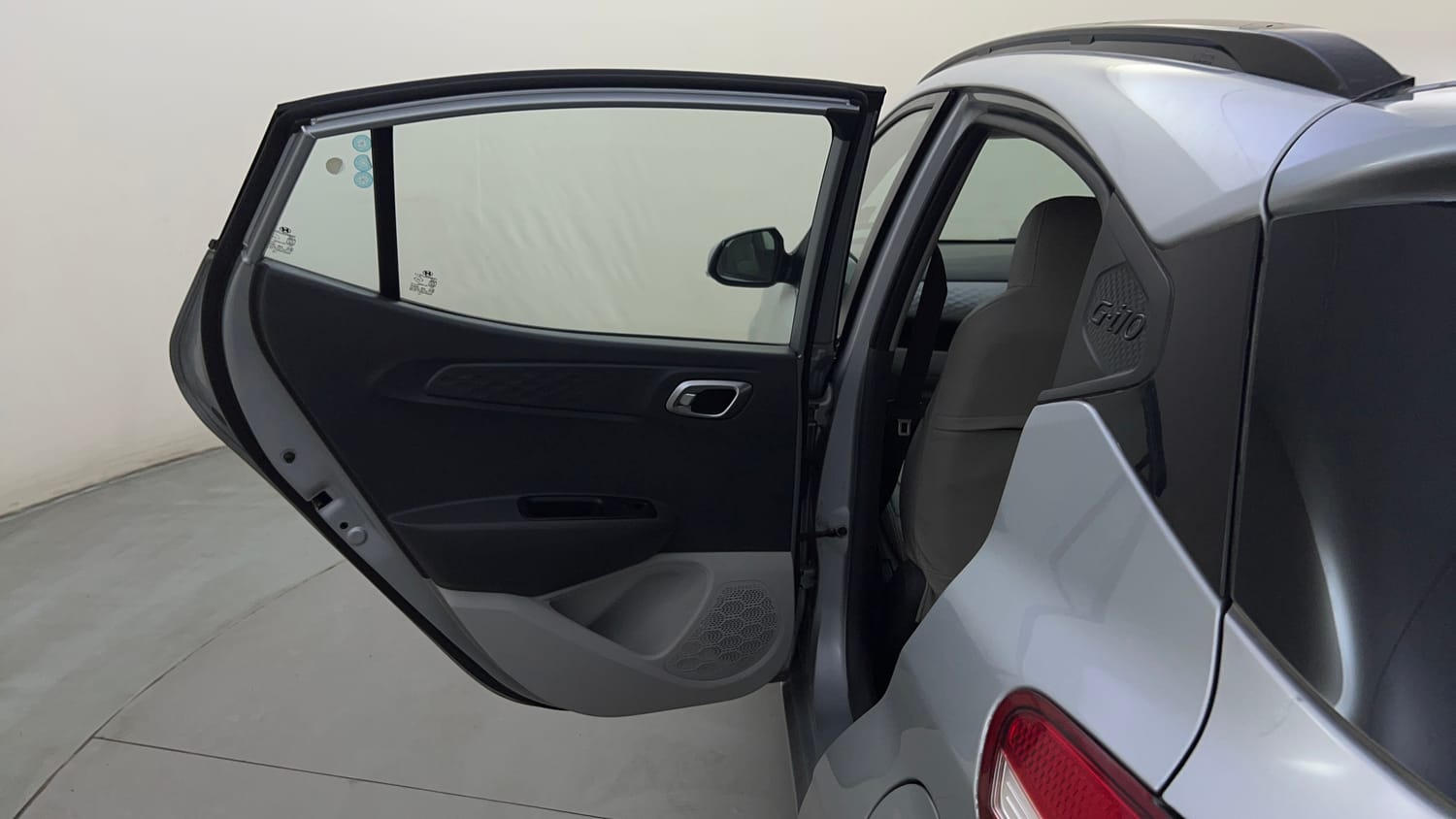 Used 2021 Hyundai Grand i10 Nios Asta 1.2 Kappa VTVT Petrol Manual interior LEFT REAR DOOR OPEN VIEW