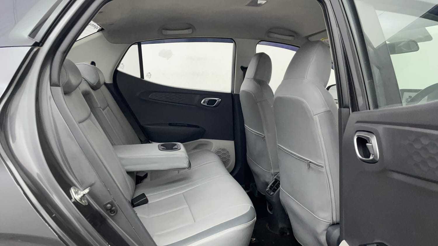 Used 2020 Hyundai Aura SX Plus 1.2 AMT Petrol Petrol Automatic interior RIGHT SIDE REAR DOOR CABIN VIEW