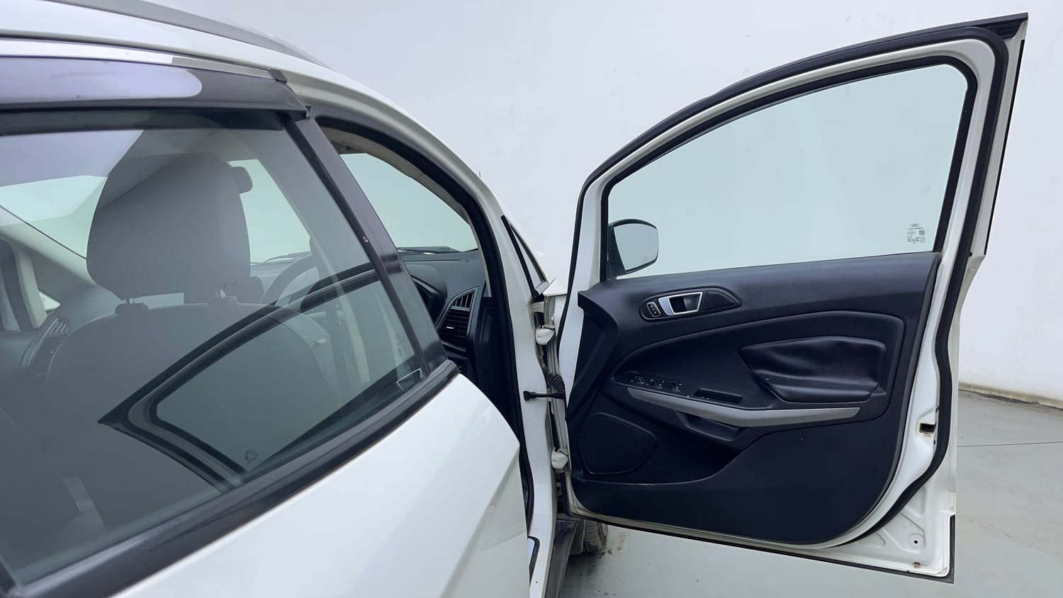 Used 2018 Ford EcoSport Titanium + 1.5L TDCi Diesel Manual interior RIGHT FRONT DOOR OPEN VIEW