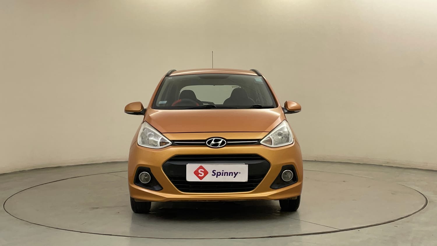 Used 2015 Hyundai Grand i10 Asta AT 1.2 Kappa VTVT Petrol Automatic exterior FRONT VIEW