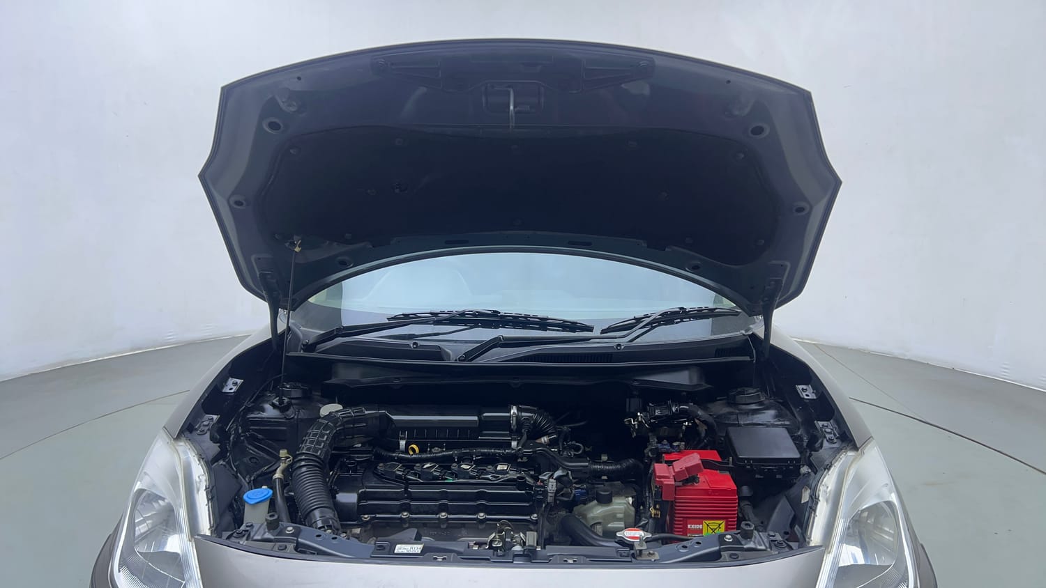 Used 2019 Maruti Suzuki Dzire VXi AMT Petrol Automatic engine ENGINE & BONNET OPEN FRONT VIEW