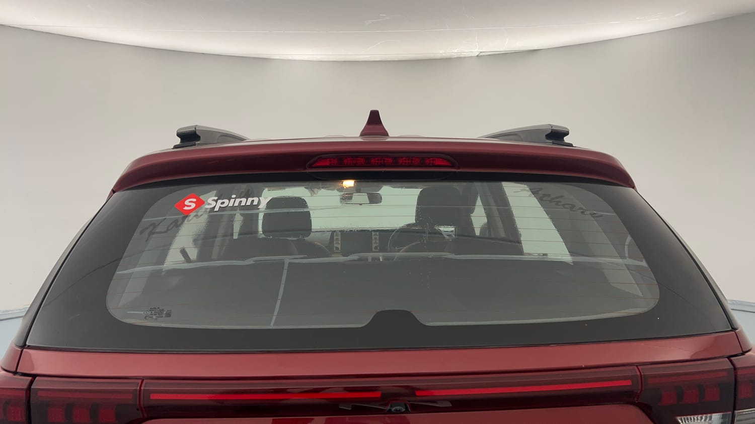 Used 2022 Kia Sonet HTX 1.5 Diesel Manual exterior BACK WINDSHIELD VIEW