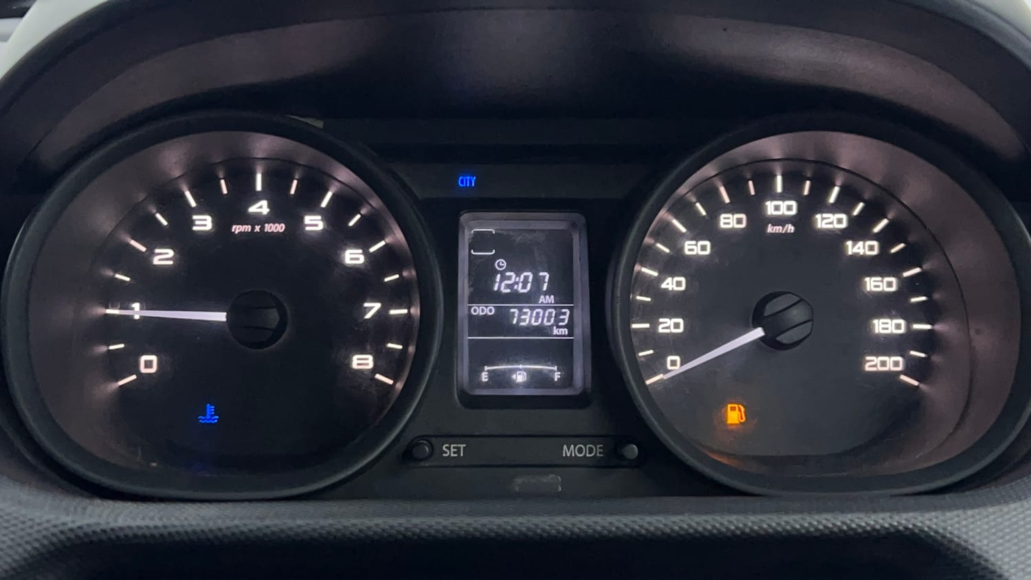 Used 2017 Tata Tiago Revotron XT Petrol Manual interior CLUSTERMETER VIEW