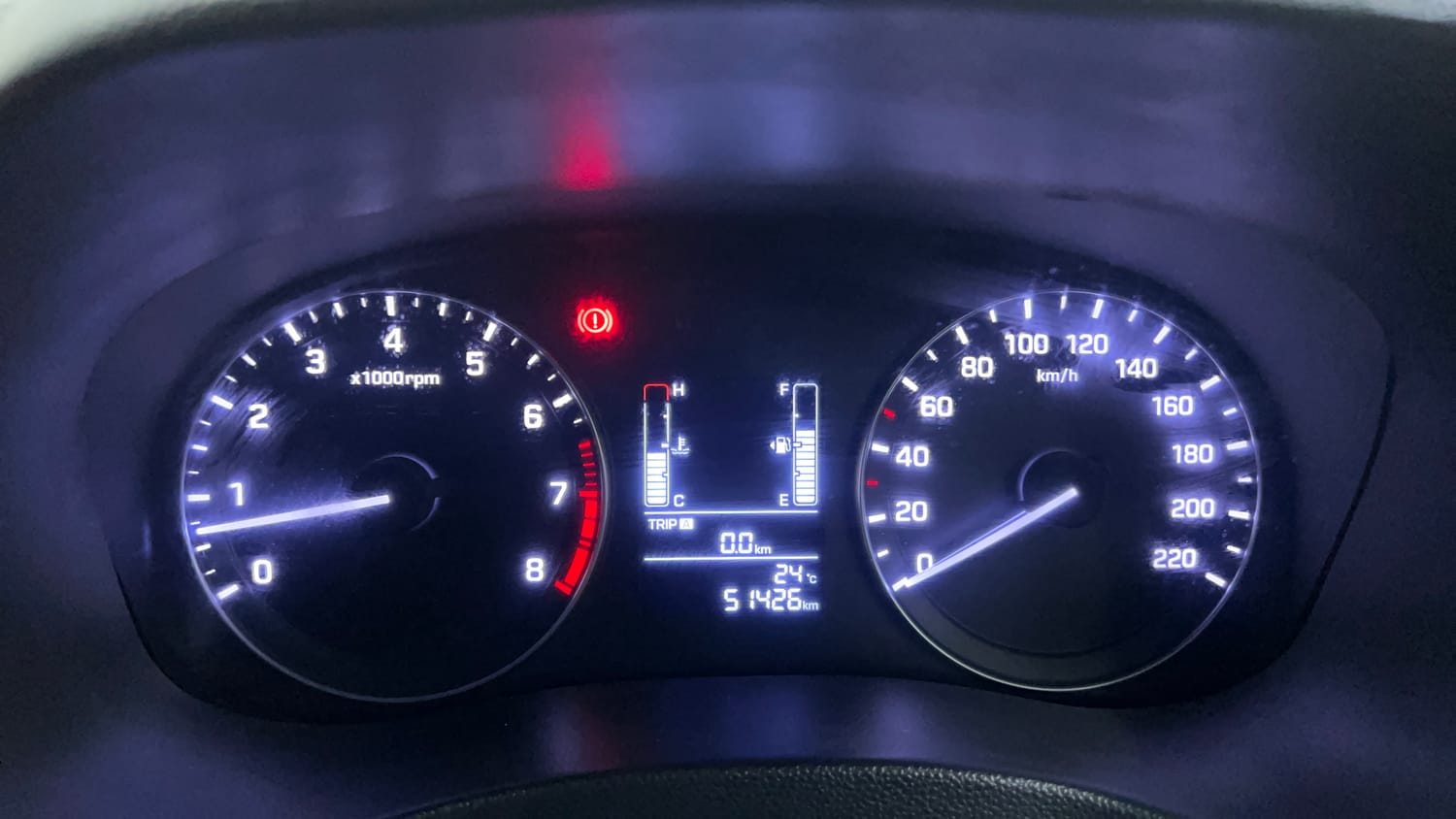 Used 2016 Hyundai Creta 1.6 SX Plus Petrol Petrol Manual interior CLUSTERMETER VIEW