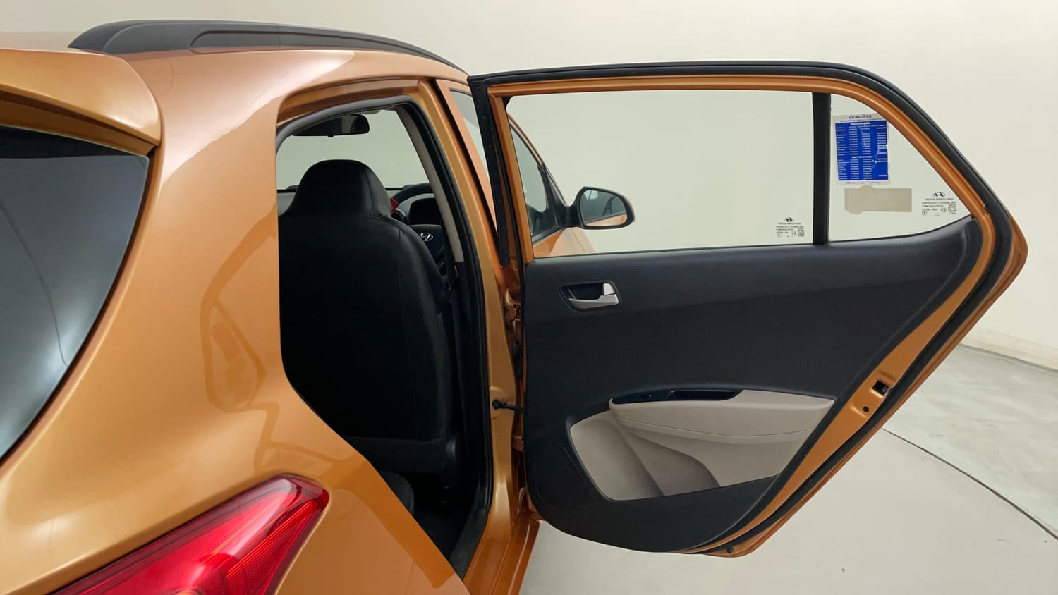 Used 2015 Hyundai Grand i10 Asta AT 1.2 Kappa VTVT Petrol Automatic interior RIGHT REAR DOOR OPEN VIEW