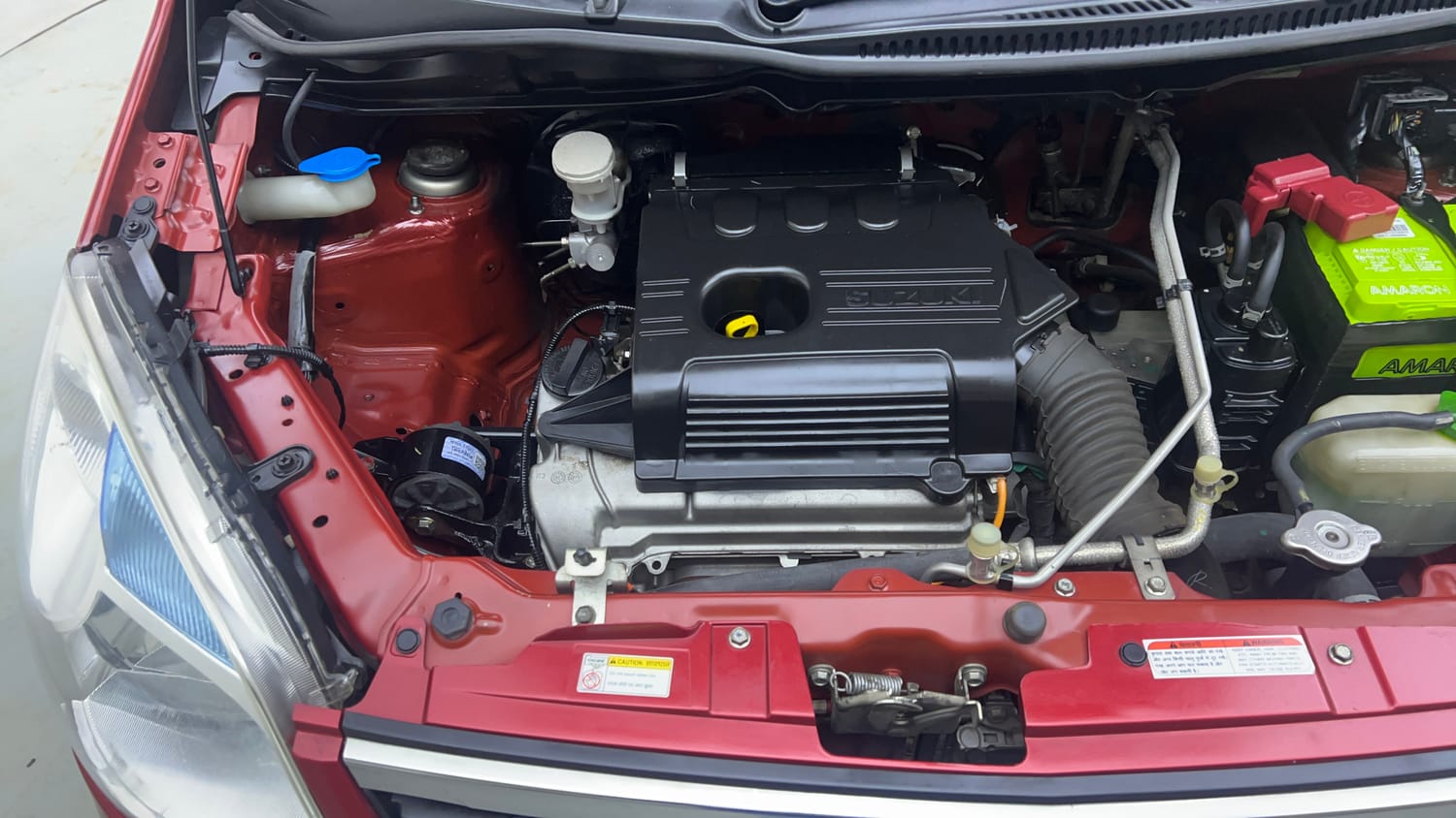 Used 2017 Maruti Suzuki Wagon R 1.0 VXI AMT Petrol Automatic engine ENGINE RIGHT SIDE VIEW