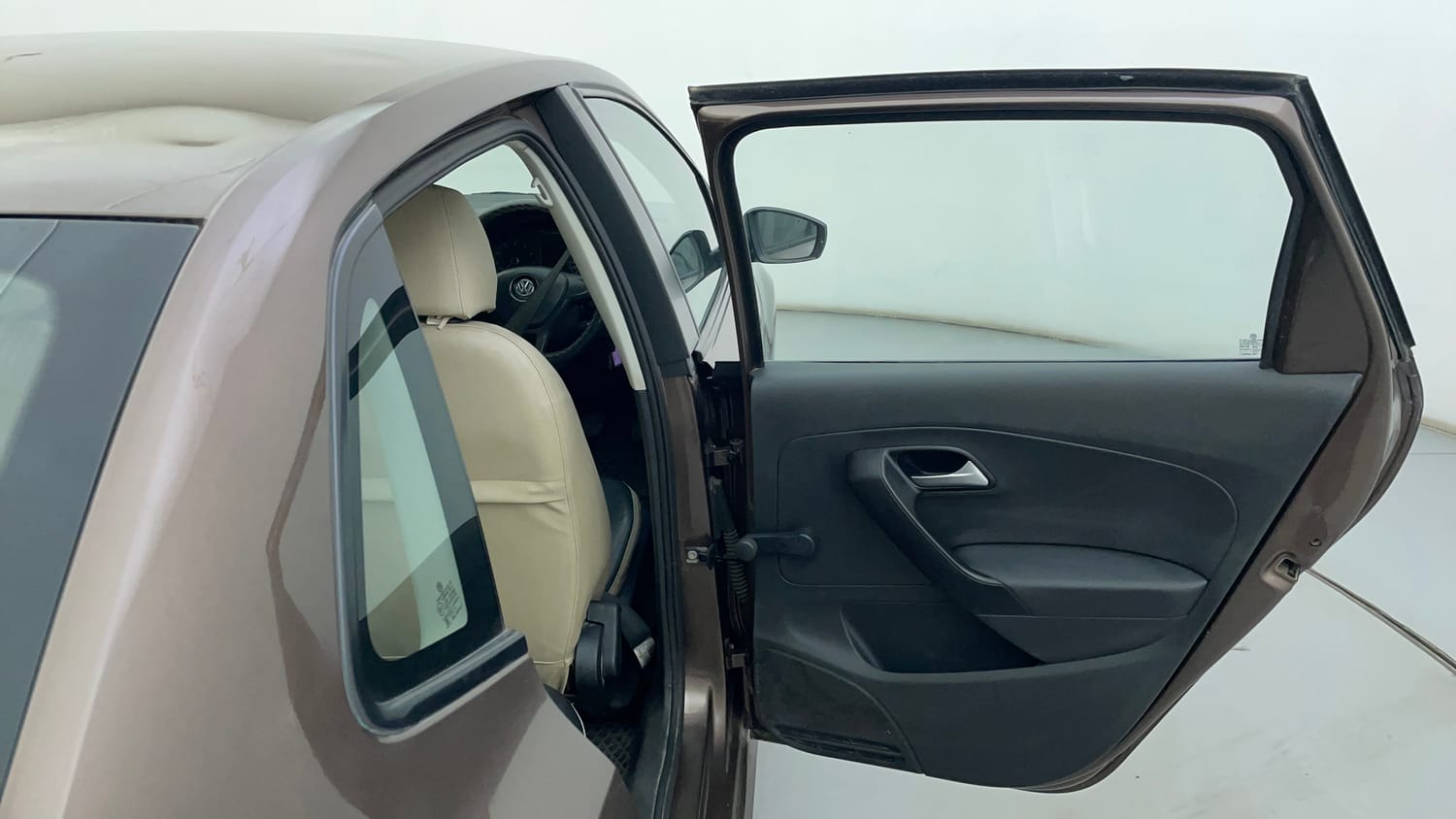 Used 2017 Volkswagen Ameo Trendline 1.2L (P) Petrol Manual interior RIGHT REAR DOOR OPEN VIEW