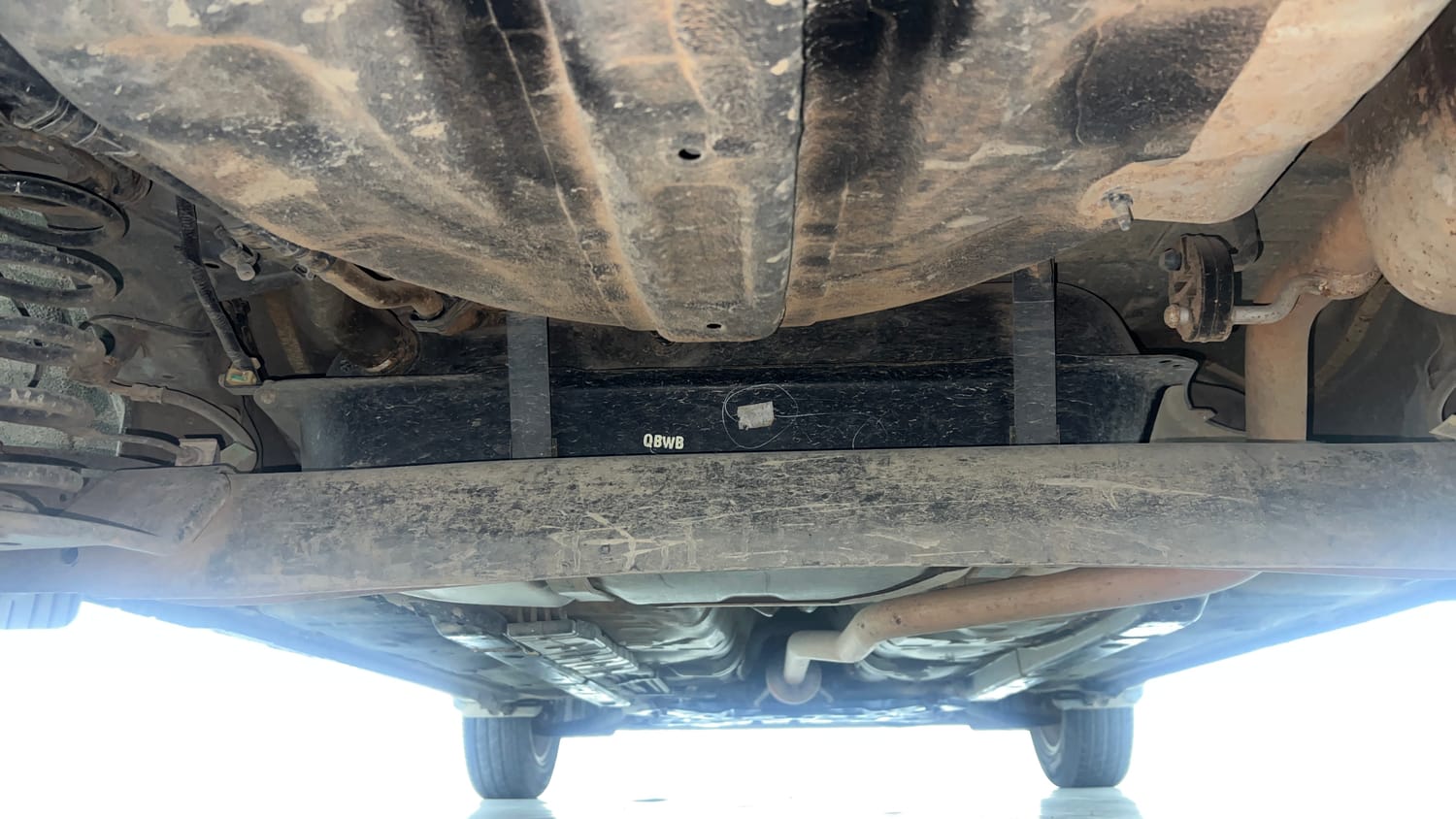 Used 2021 Hyundai Grand i10 Nios Sportz 1.2 Kappa VTVT CNG Cng Manual extra REAR UNDERBODY VIEW (TAKEN FROM REAR)