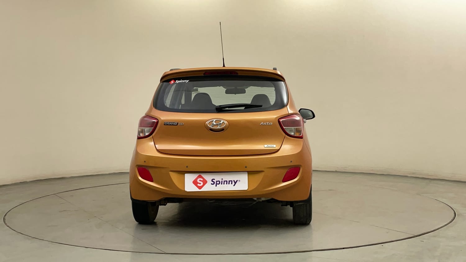 Used 2015 Hyundai Grand i10 Asta AT 1.2 Kappa VTVT Petrol Automatic exterior BACK VIEW