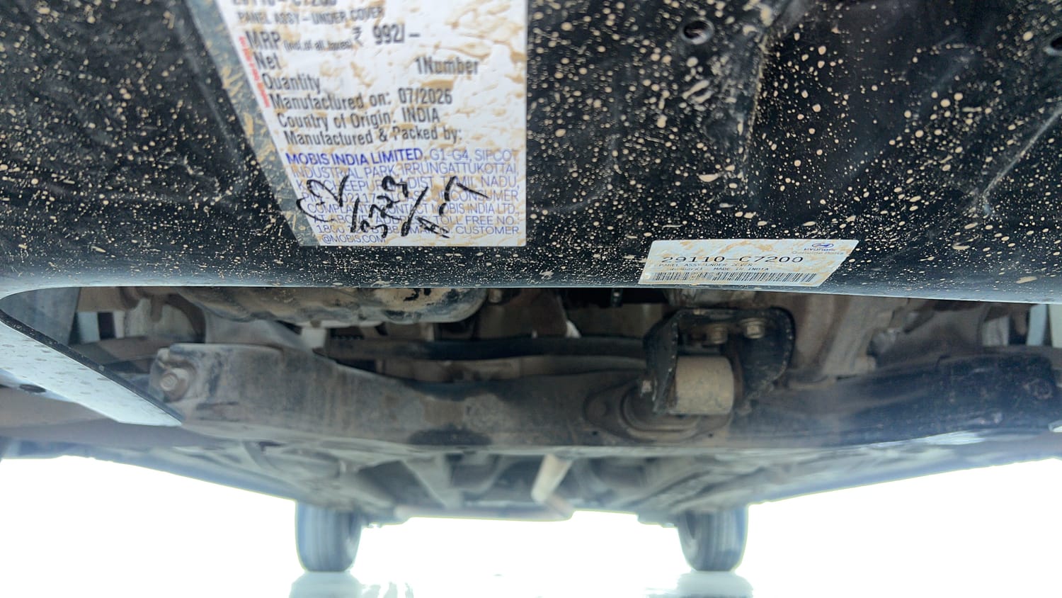 Used 2018 Hyundai Elite i20 Sportz 1.2 Petrol Manual extra FRONT LEFT UNDERBODY VIEW