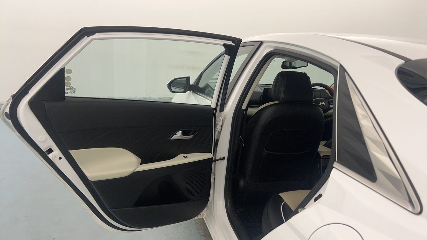 Used 2024 Hyundai Verna SX 1.5 Petrol MT Petrol Manual interior LEFT REAR DOOR OPEN VIEW