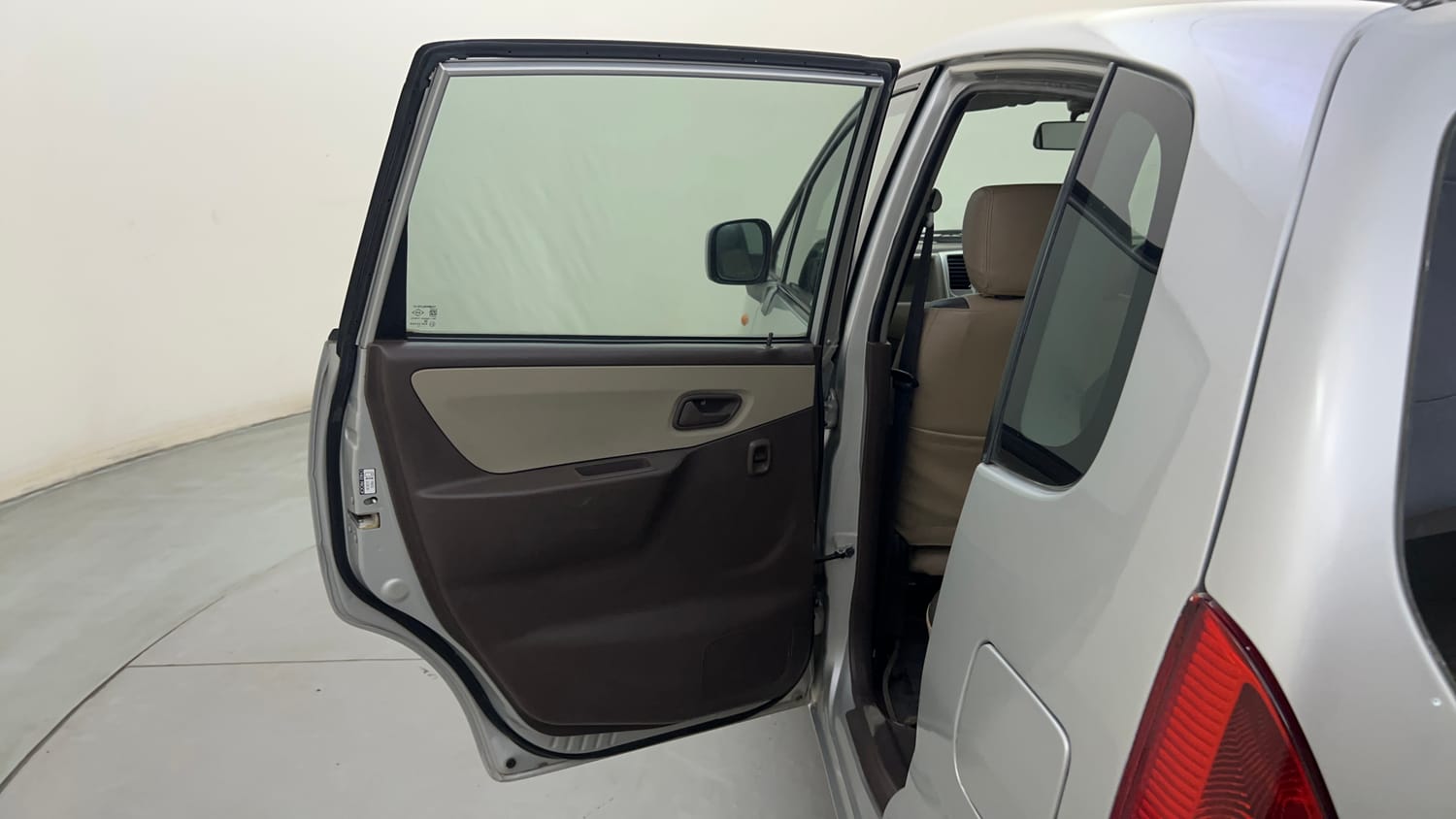 Used 2012 Maruti Suzuki Estilo VXi BS-IV Petrol Manual interior LEFT REAR DOOR OPEN VIEW