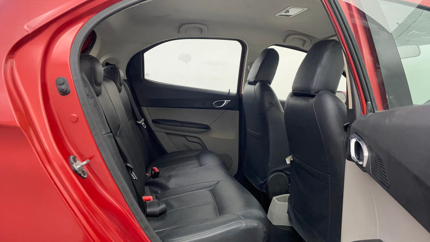 Used 2017 Tata Tiago Revotron XZ Petrol Manual interior RIGHT SIDE REAR DOOR CABIN VIEW