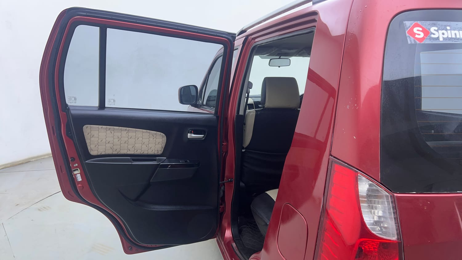 Used 2017 Maruti Suzuki Wagon R 1.0 VXI AMT Petrol Automatic interior LEFT REAR DOOR OPEN VIEW
