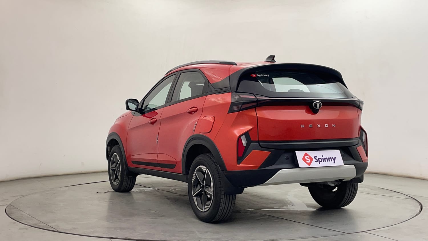 Used 2024 Tata Nexon Creative Plus S 1.2 Revotron Petrol 6AMT Petrol Automatic exterior LEFT REAR CORNER VIEW