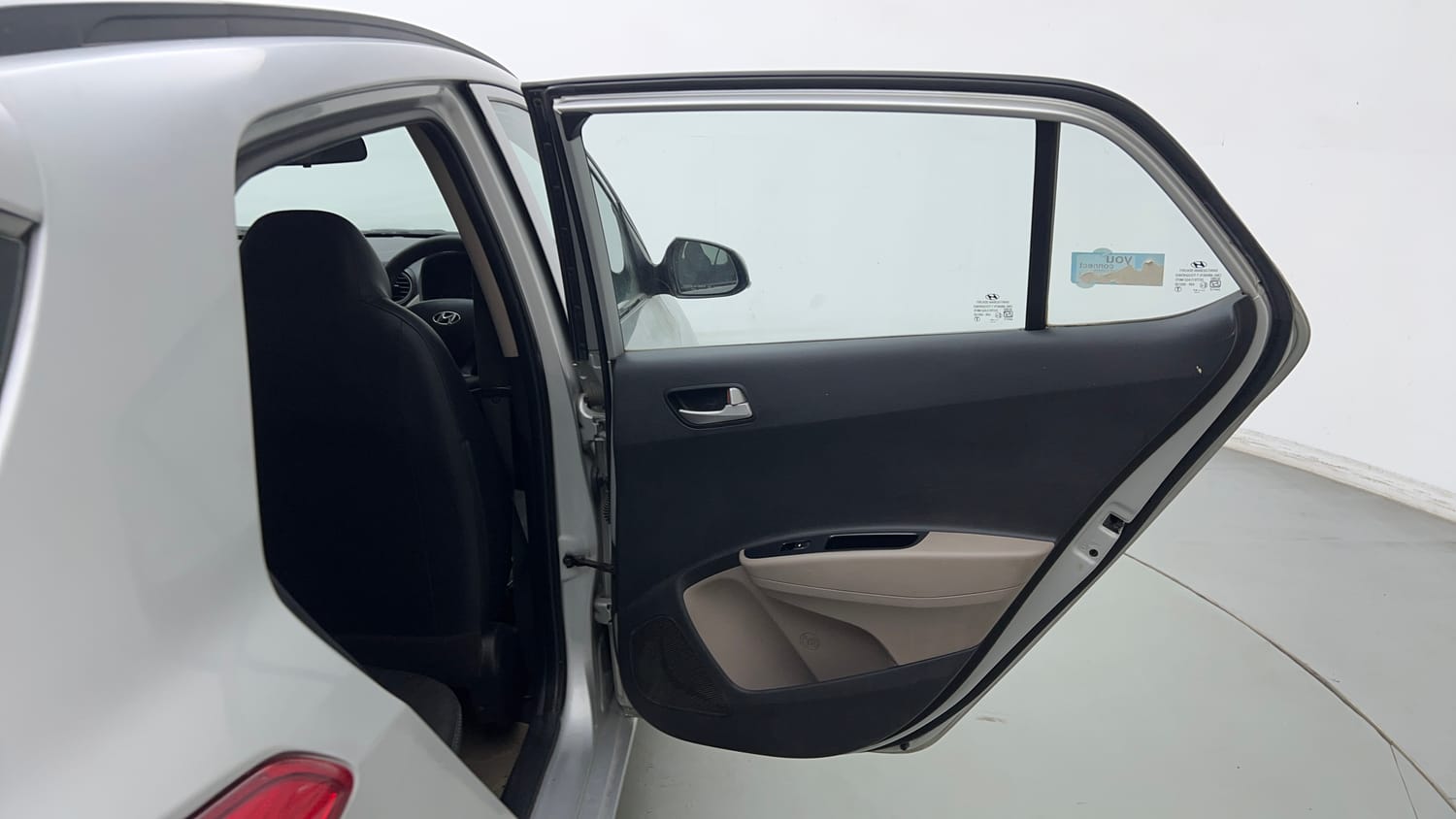 Used 2015 Hyundai Grand i10 Asta AT 1.2 Kappa VTVT Petrol Automatic interior RIGHT REAR DOOR OPEN VIEW
