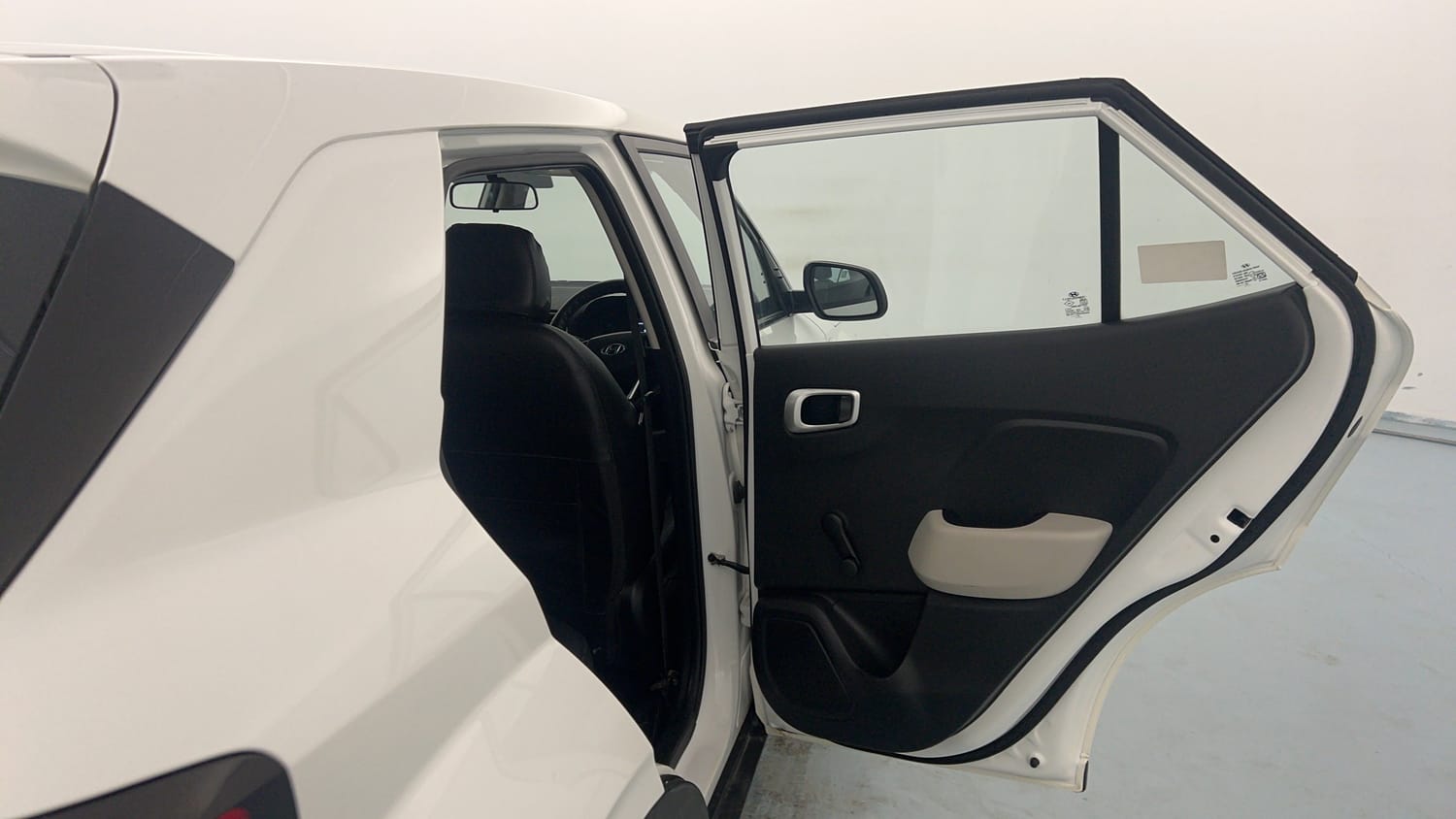 Used 2025 Hyundai Venue E 1.2 Petrol Petrol Manual interior RIGHT REAR DOOR OPEN VIEW