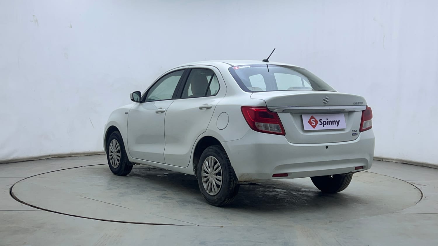 Used 2019 Maruti Suzuki Dzire VXi AMT Petrol Automatic exterior LEFT REAR CORNER VIEW