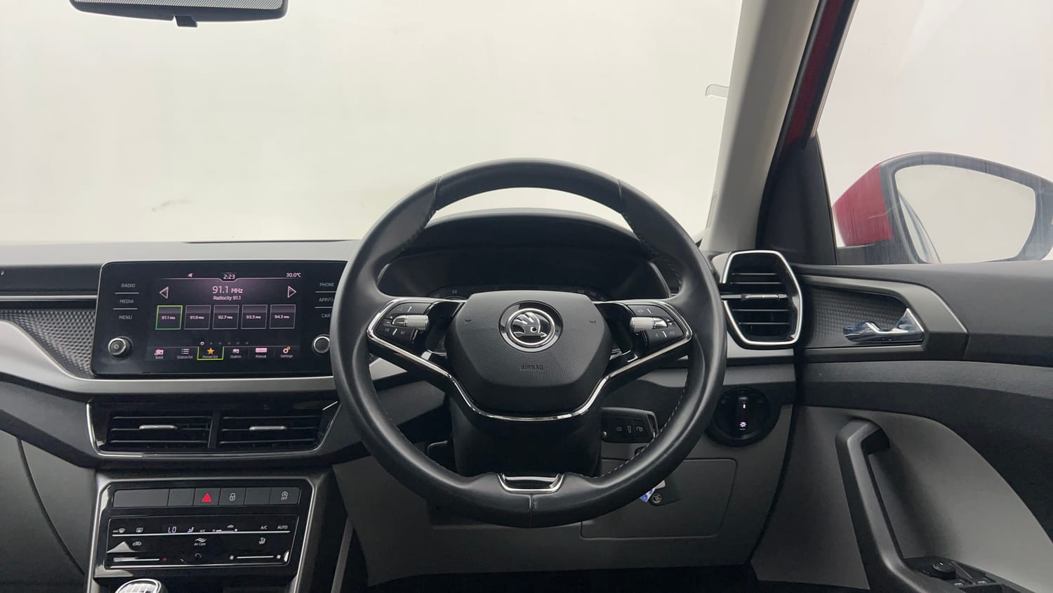 Used 2024 Skoda Kushaq Ambition 1.0L TSI MT Petrol Manual interior STEERING VIEW