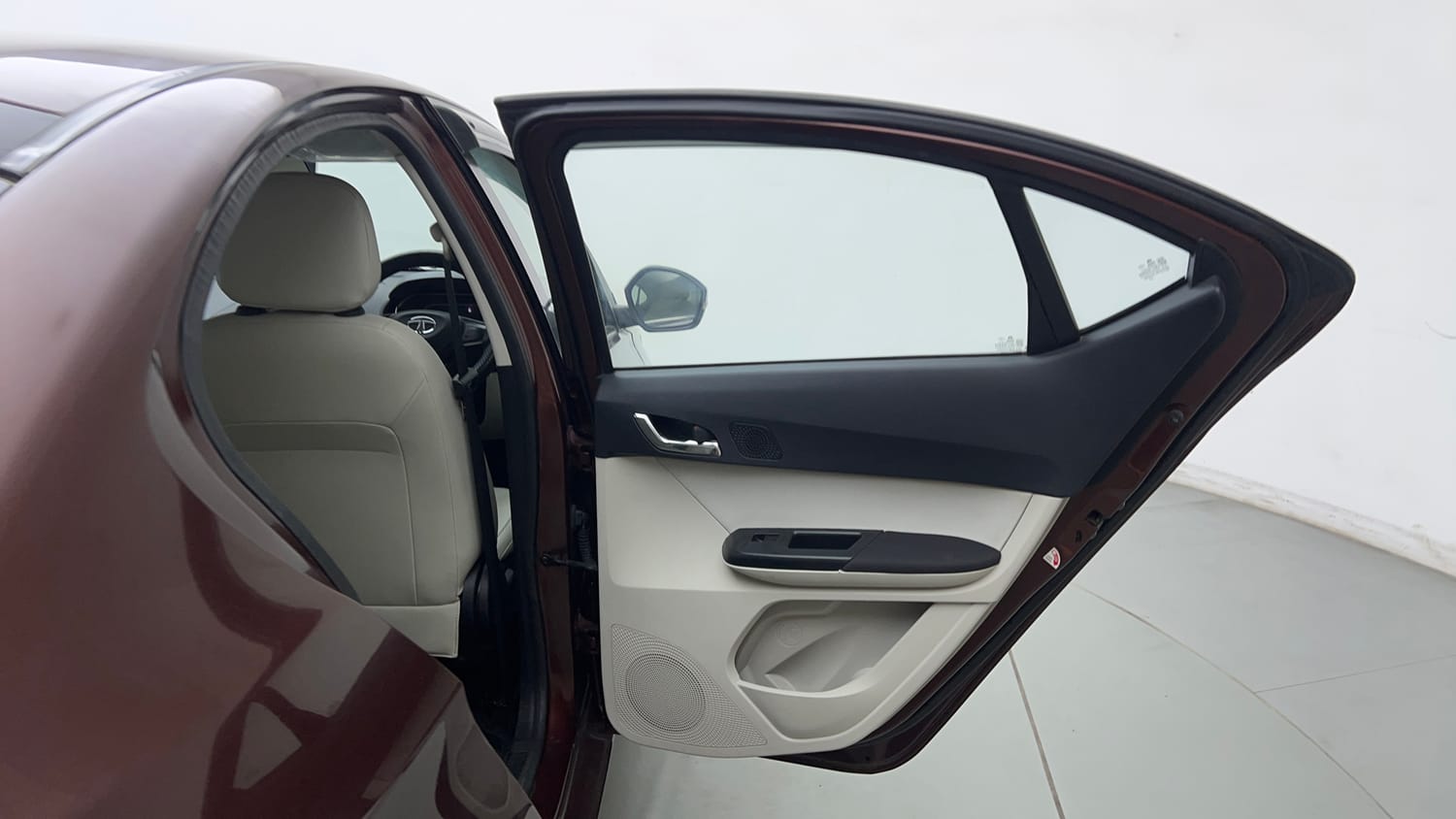 Used 2023 Tata Tigor XZ Plus CNG Leatherette Pack Cng Manual interior RIGHT REAR DOOR OPEN VIEW