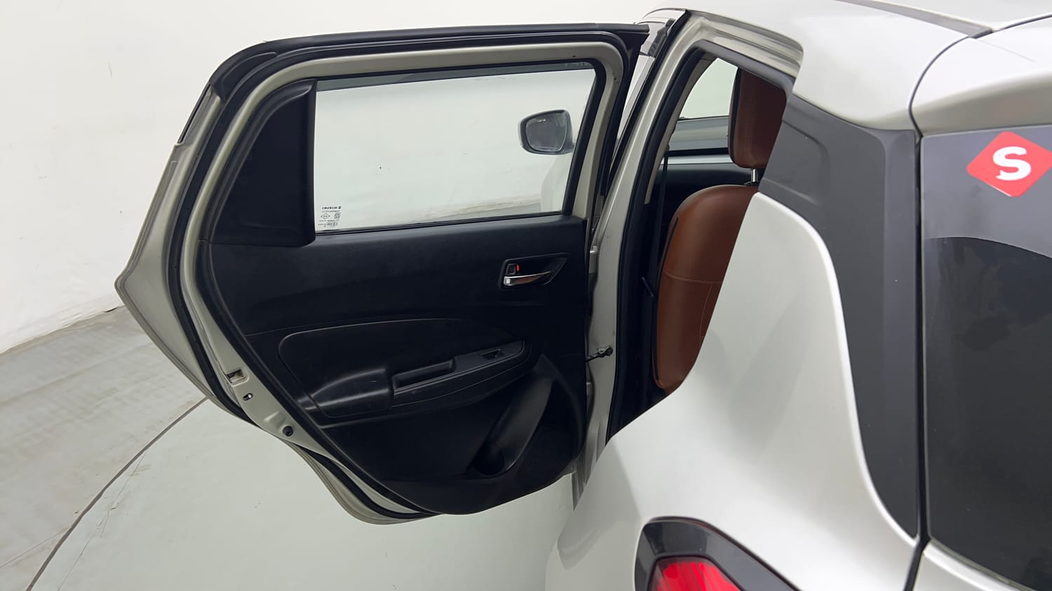 Used 2018 Maruti Suzuki Swift VXi AMT Petrol Automatic interior LEFT REAR DOOR OPEN VIEW