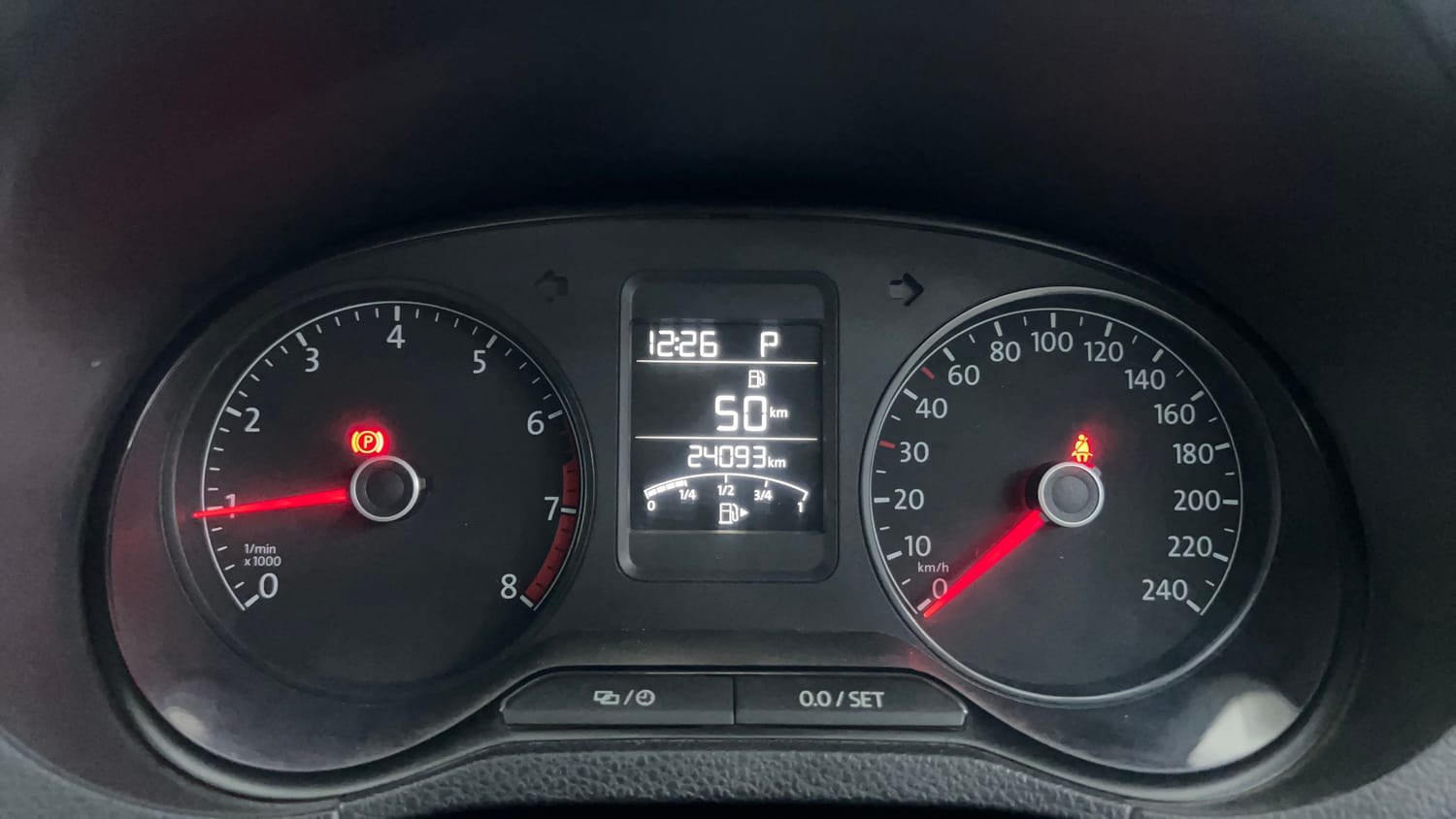 Used 2019 volkswagen Polo GT TSI Petrol Automatic interior CLUSTERMETER VIEW
