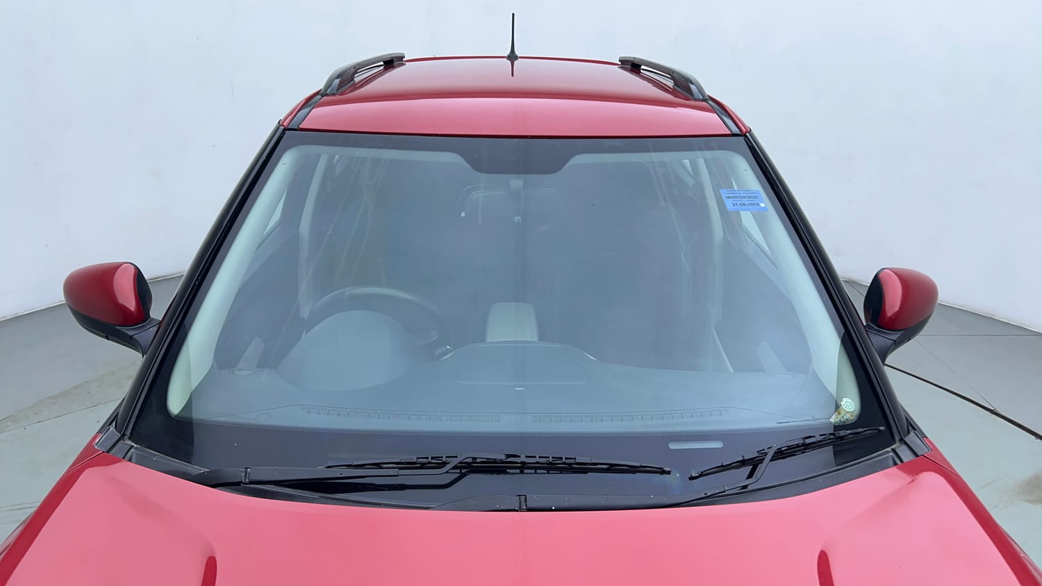 Used 2019 Mahindra XUV 300 1.2 W6 Petrol Manual exterior FRONT WINDSHIELD VIEW