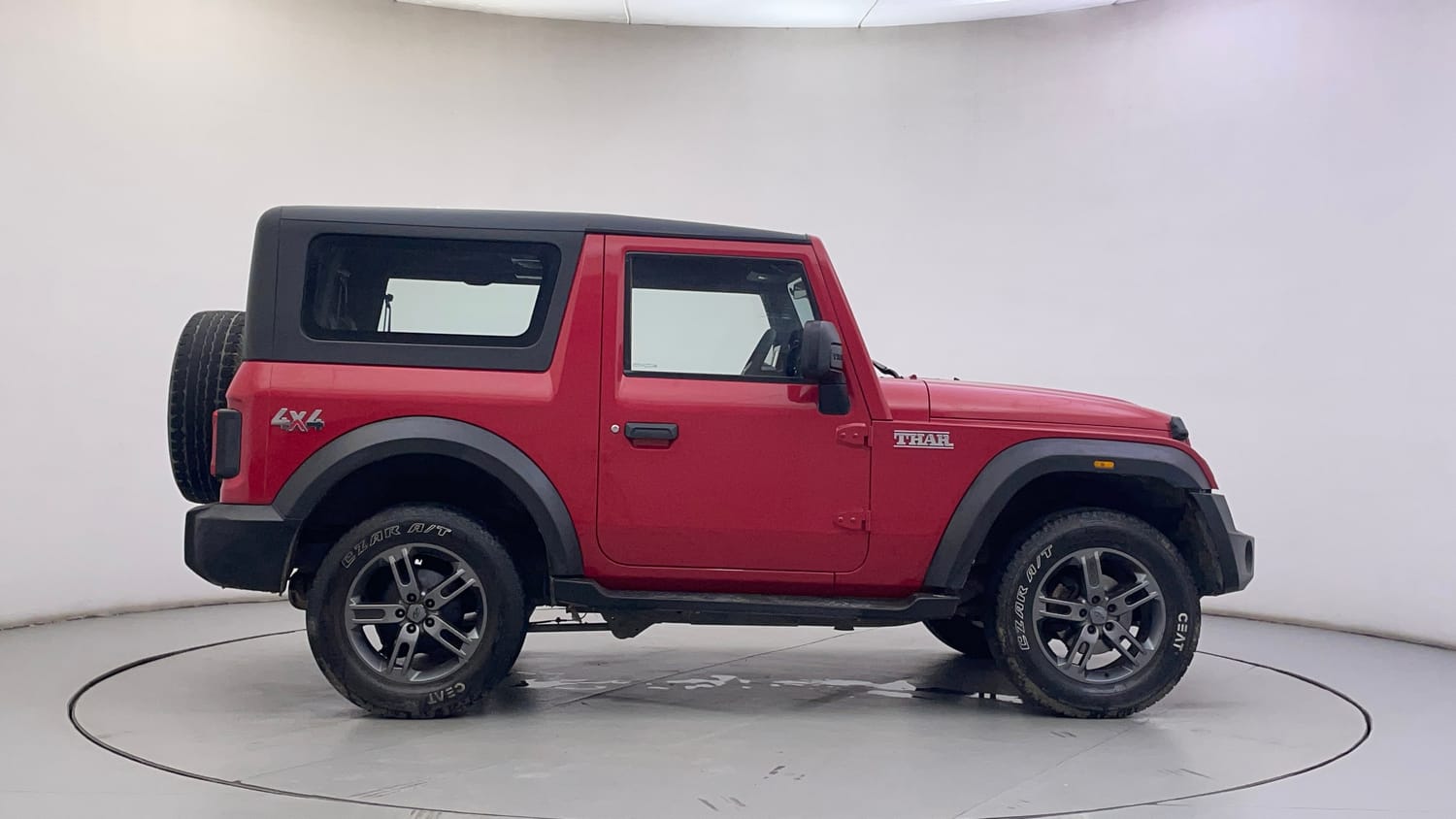 Used 2022 mahindra Thar LX Hard Top Petrol AT 4WD Petrol Automatic exterior RIGHT SIDE VIEW
