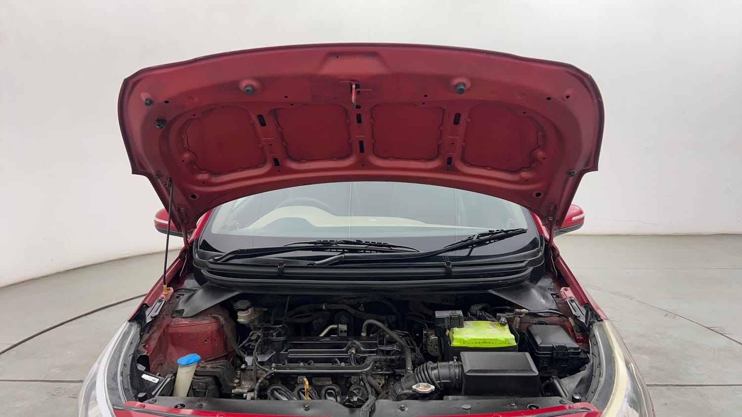 Used 2017 Hyundai Elite i20 Asta 1.2 Petrol Manual engine ENGINE & BONNET OPEN FRONT VIEW
