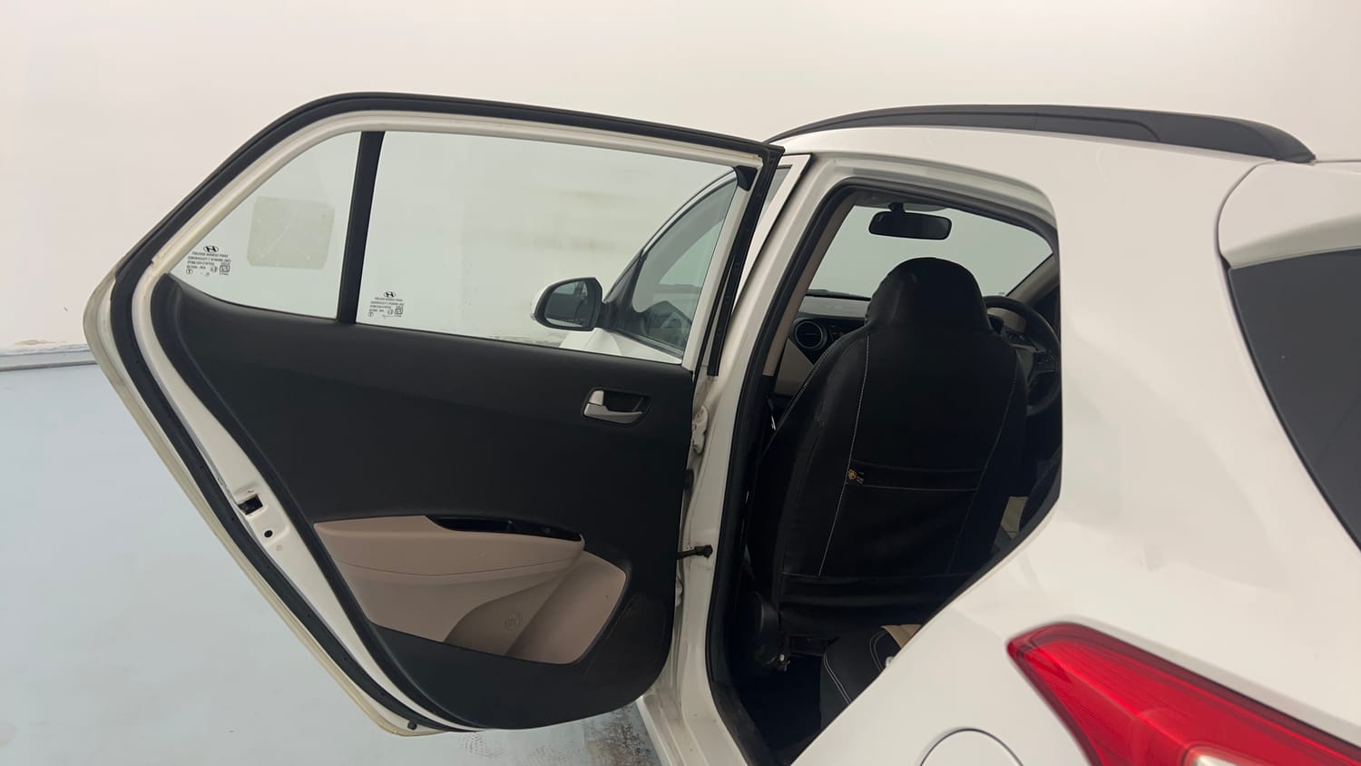 Used 2015 Hyundai Grand i10 Sportz 1.2 Kappa VTVT Petrol Manual interior LEFT REAR DOOR OPEN VIEW