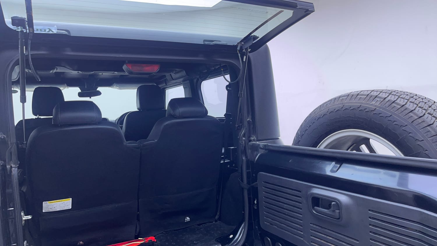 Used 2024 Mahindra Thar LX Hard Top Diesel MT 4WD Diesel Manual interior DICKY DOOR OPEN VIEW