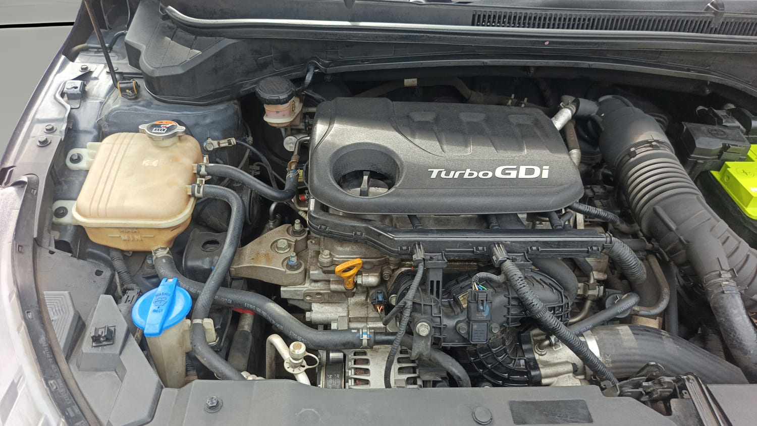 Used 2021 Hyundai New i20 Asta (O) 1.0 Turbo DCT Petrol Automatic engine ENGINE RIGHT SIDE VIEW