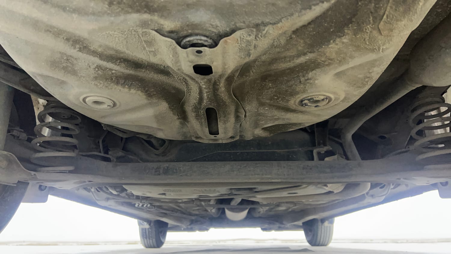 Used 2019 Maruti Suzuki Dzire VXi AMT Petrol Automatic extra REAR UNDERBODY VIEW (TAKEN FROM REAR)