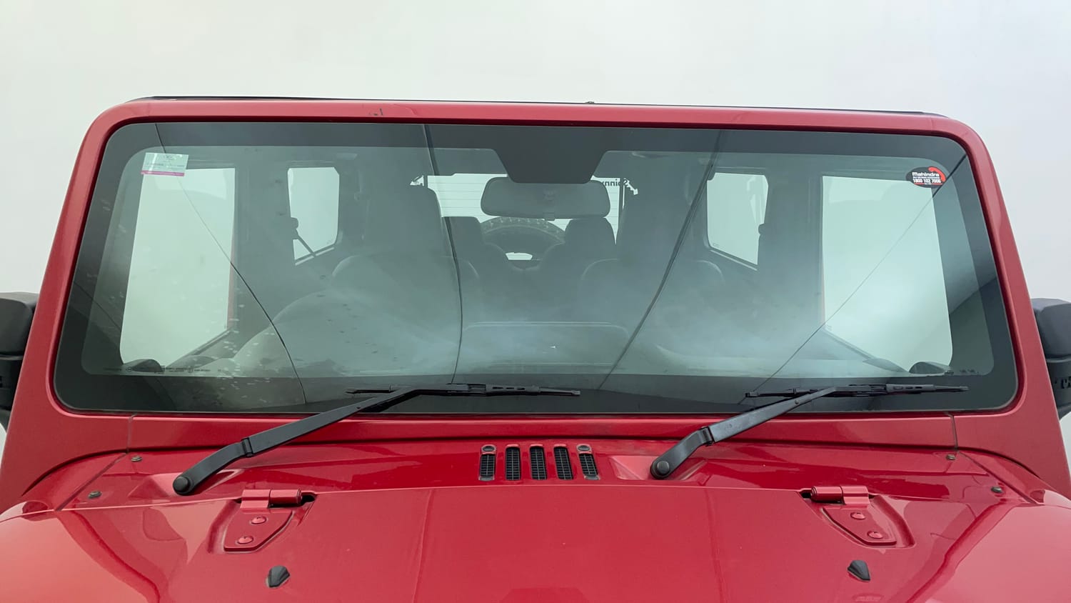 Used 2022 mahindra Thar LX Hard Top Petrol AT 4WD Petrol Automatic exterior FRONT WINDSHIELD VIEW