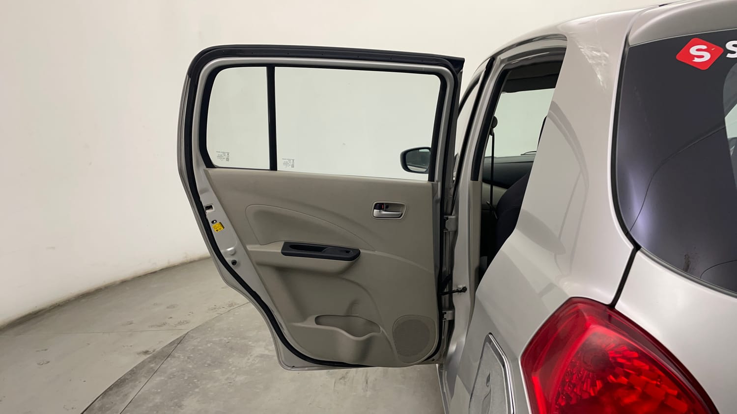 Used 2014 Maruti Suzuki Celerio VXi Petrol Manual interior LEFT REAR DOOR OPEN VIEW