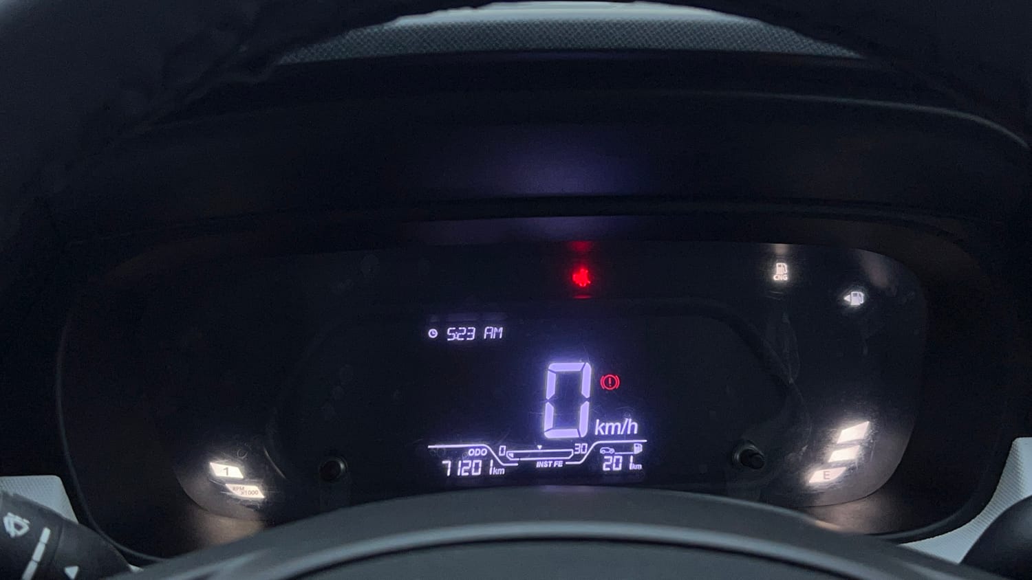 Used 2024 Tata Punch Accomplished iCNG Cng Manual interior CLUSTERMETER VIEW