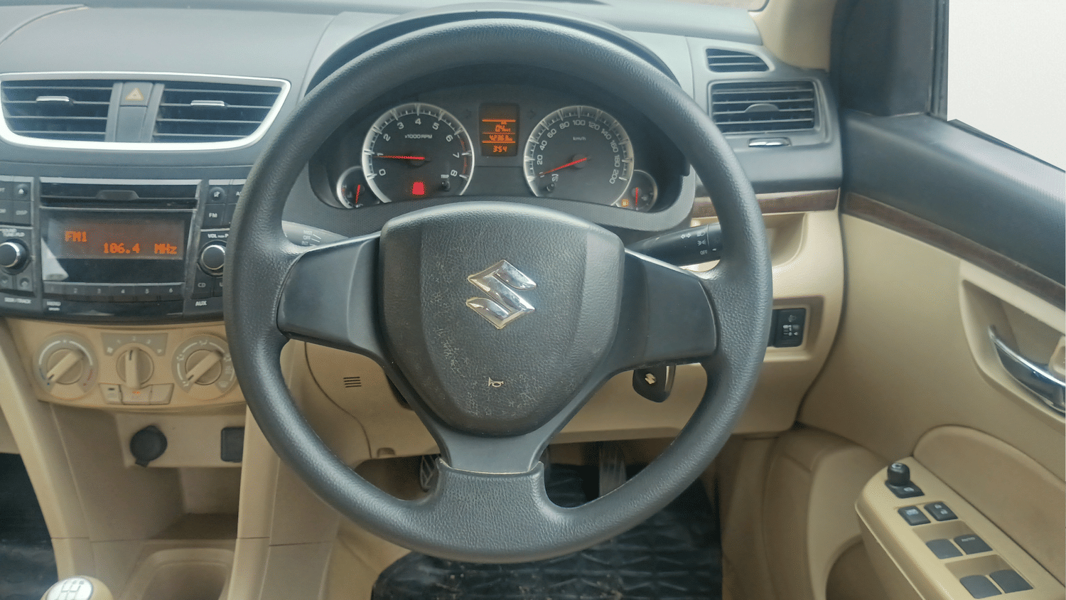 Used 2015 Maruti Suzuki Swift Dzire VXI Petrol Manual interior STEERING VIEW