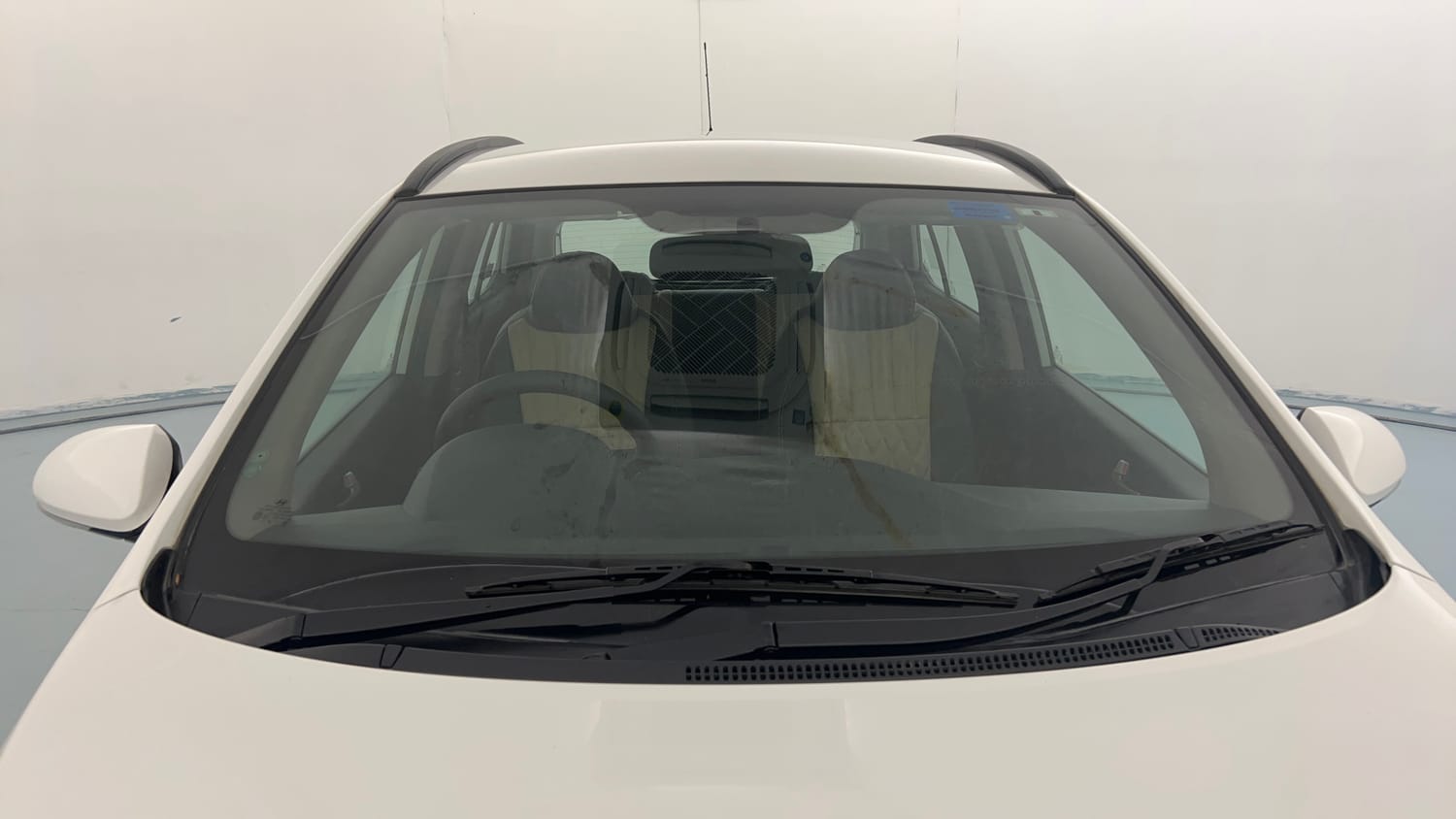 Used 2015 Hyundai Grand i10 Sportz 1.2 Kappa VTVT Petrol Manual exterior FRONT WINDSHIELD VIEW