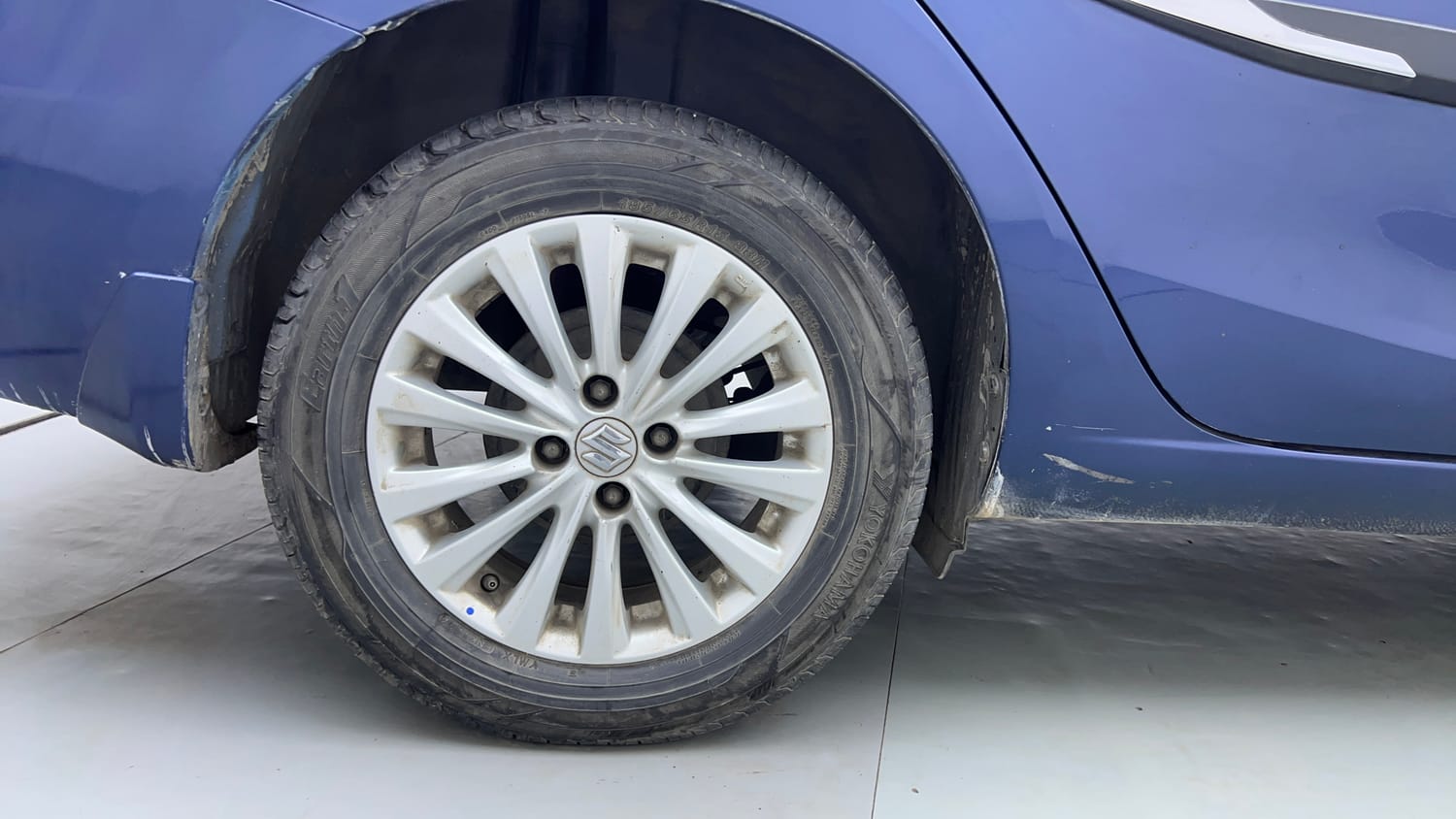 Used 2018 Maruti Suzuki Ciaz Zeta 1.4 MT Petrol Manual tyres RIGHT REAR TYRE RIM VIEW