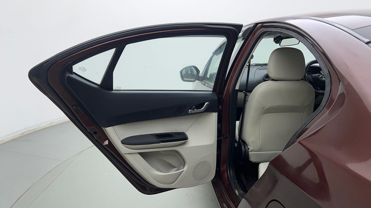 Used 2023 Tata Tigor XZ Plus CNG Leatherette Pack Cng Manual interior LEFT REAR DOOR OPEN VIEW