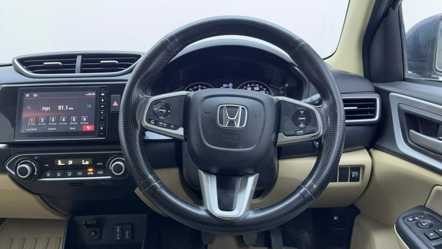 Used 2023 Honda Amaze VX 1.2 Petrol MT Petrol Manual interior STEERING VIEW