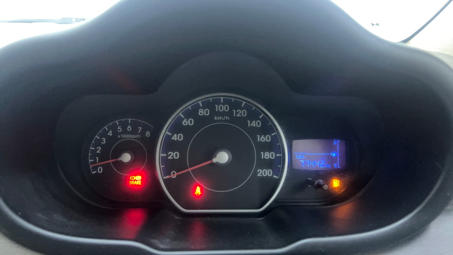 Used 2013 Hyundai i10 Sportz 1.2 Kappa2 Petrol Manual interior CLUSTERMETER VIEW